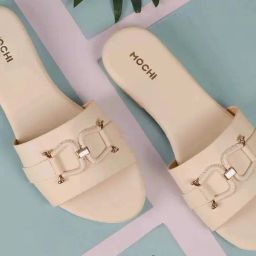 Mochi Women's Beige Casual Sandals-image-61