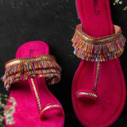 Inc.5 Women's Rani Pink Toe Ring Sandals-image-70