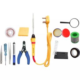 PLANTUM Combo Type 13 Beginner Pack Soldering Iron Kit 25 W Simple (Flat Tip)-19