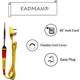 Fadman 10 In 1 Type-3 Soldering Kit with Mobile Opener 25 W Corded Flat Copper, Iron & Nickle Tip image 4