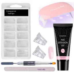 NANCY AJRAM 7 In 1 Poly Nail Extension Kit With DIY Nail Art Decoration Set-28
