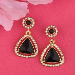 Kalakrith Milano Geometric Drop Earrings-image-48