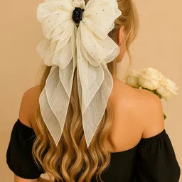 Haute Handles Women Korean Layered Bow Hair Claw Clip-picture-2