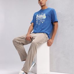 HRX by Hrithik Roshan Graphic & Typography Printed Lifestyle T-shirt-image-47