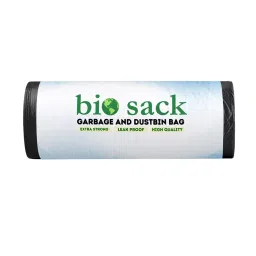 Bio Sack 17x19 inch Leak Proof and Biodegradable Garbage Bag in Black Color (Pack of 25 Roll)-image-10