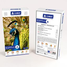 CAMBAY 3D Peacock Paint it Yourself Kit Souvenirs Memory Gem Gift-image-22