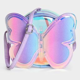 Mi Arcus Holographic Butterfly Design Sling Bag -Purple & Pink-image-30
