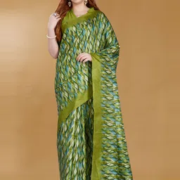 Rani Saahiba Geometric Printed Saree-picture-28