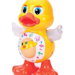 Lattice Dancing Duck with Music, Flashing Lights and Real Dancing Action for Toddler Boys and Girls- Color May Vary image 2