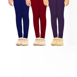 Tik Tok WEARS Girls Blue Churidar Length Leggings-image-82
