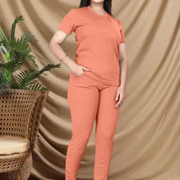 Moda Rapido Round Neck Night Suit-image-47