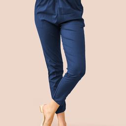 LYRA Women Comfort Regular Fit High-Rise Trousers-image-74