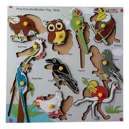 KIDS LOGIC King size Identification Tray Birds with Knobs -  Multicolor image 4
