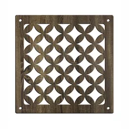RANDOM Brown Geometric Window Blinds image 3