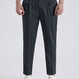 Banana Club Men Relaxed Pleated Trousers-picture-44