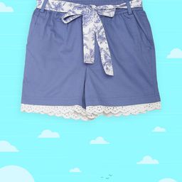 Biba Girls Blue & White Shorts-image-29