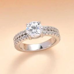 Ornate Jewels 925 Silver 1.5 Carat American Diamond Engagement Solitaire Ring-image-77