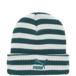 Puma Cold Green-White Acrylic Striped Beanies-picture-16