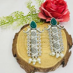 UWISH Silver-Plated Brass Drop Earrings-picture-26
