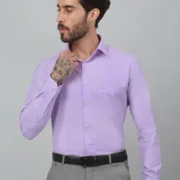 Cantabil Purple Regular Fit Shirt-picture-26