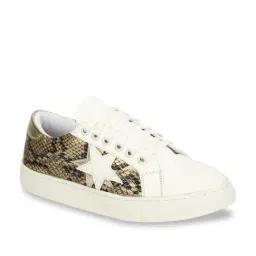 Truffle Collection Women's Golden Casual Sneaker-29