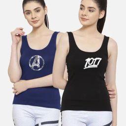 Friskers Multicolor Printed Camisole (Pack Of 2)-image-61