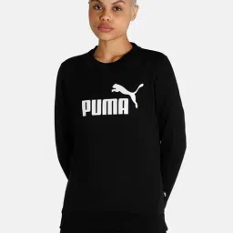 Puma Black Graphic Print Sweatshirt-image-8