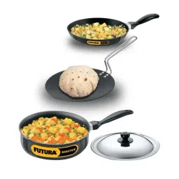 Hawkins Black Hard Anodised Non-Stick Cookware Set-48