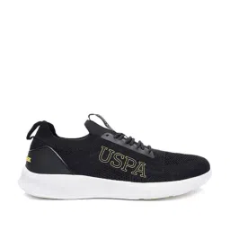 U.S. Polo Assn. Men's CALLUM Black Running Shoes-image-56