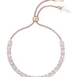 Ted Baker Rose Gold Melrah Icon Crystal Slider Bracelet-31