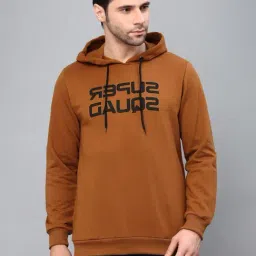 Rigo Brown Full Sleeves Hooded Sweatshirt-picture-19