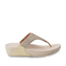FitFlop Women's Beige Thong Wedges-image-44