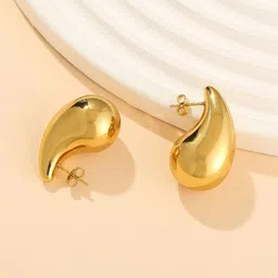 BEYTER Sterling Silver Gold-Plated Tear Drop Studs-70