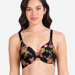 shyaway Floral Medium Lightly Padded T-shirt Bra With All Day Comfort-picture-52