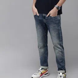 U S Polo Assn Denim Co Men Blue Skinny Fit Heavy Fade Jeans-image-57