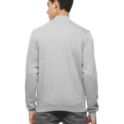 Louis Philippe Light Grey Regular Fit Sweatshirt image 2