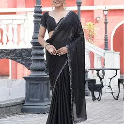 FABMORA Embellished Beads and Stones Saree-image-47