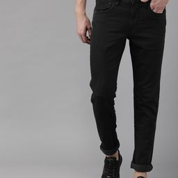 U.S. Polo Assn. Denim Co. Men Black Brandon Slim Tapered Fit Mid-Rise Clean Look Jeans-picture-39