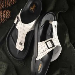 Hitz Men's White T-Strap Sandals-image-7