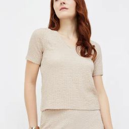 Code by Lifestyle Beige Regular Fit Top-image-73