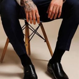 Zoom Shoes Men's Black Formal Loafers-image-99
