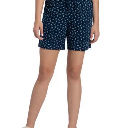 Jockey Pageant Blue Printed Shorts-image-123