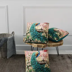 BIANCA Soft-Touch Digitally Printed Cushion Cover [Hidden Zipper On Side] -3pc 16 X16 set image 1