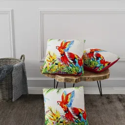 BIANCA Soft-Touch Digitally Printed Cushion Cover [Hidden Zipper On Side] -3pc 16 X16 set image 1