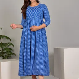 MURLI KURTI Women Printed Thread Work Anarkali Kurta-image-99