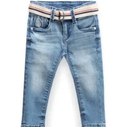 U.S. Polo Assn. Kids Blue Solid Jeans-picture-45