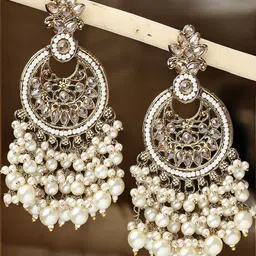 Anouk Circular Drop Earrings image 2