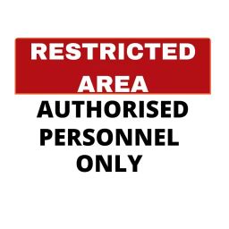 Color World Express Do Not Enter Warning Sign for Restricted Area Vinyl Type 11x17 inch (Pack of 3)-26