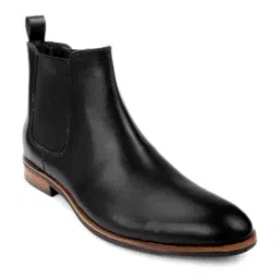 Shences Black Chelsea Boots-image-15