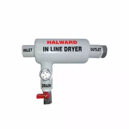 HALWARD Inline Vacuum Dryer Carbon Steel Aluminium Diacast Housing, HAL - IVD - VPF-45